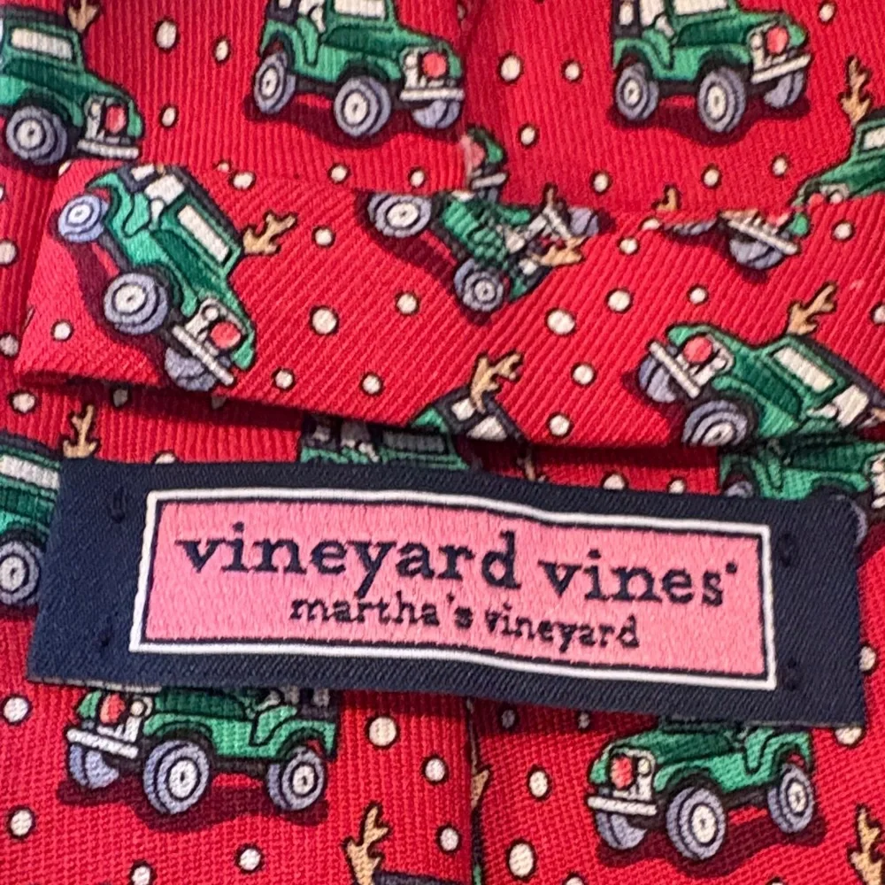 Red and Green Patterned boys Tie
